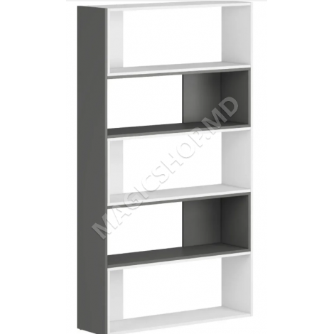 Этажерка-трансформер Flexi, 103x182 см, белая/серая